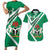 Nigeria Coat Of Arms Couples Matching Short Sleeve Bodycon Dress and Hawaiian Shirt Sporty Style