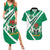 Nigeria Coat Of Arms Couples Matching Summer Maxi Dress and Hawaiian Shirt Sporty Style