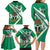 Nigeria Coat Of Arms Family Matching Long Sleeve Bodycon Dress and Hawaiian Shirt Sporty Style