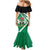 Nigeria Coat Of Arms Family Matching Mermaid Dress and Hawaiian Shirt Sporty Style