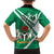 Nigeria Coat Of Arms Family Matching Off The Shoulder Long Sleeve Dress and Hawaiian Shirt Sporty Style