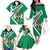 Nigeria Coat Of Arms Family Matching Off The Shoulder Long Sleeve Dress and Hawaiian Shirt Sporty Style