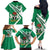 Nigeria Coat Of Arms Family Matching Off The Shoulder Long Sleeve Dress and Hawaiian Shirt Sporty Style