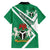 Nigeria Coat Of Arms Family Matching Off The Shoulder Long Sleeve Dress and Hawaiian Shirt Sporty Style