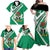 Nigeria Coat Of Arms Family Matching Off Shoulder Maxi Dress and Hawaiian Shirt Sporty Style