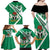 Nigeria Coat Of Arms Family Matching Off Shoulder Maxi Dress and Hawaiian Shirt Sporty Style