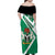 Nigeria Coat Of Arms Family Matching Off Shoulder Maxi Dress and Hawaiian Shirt Sporty Style