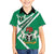 Nigeria Coat Of Arms Family Matching Off Shoulder Short Dress and Hawaiian Shirt Sporty Style