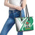 Nigeria Coat Of Arms Leather Tote Bag Sporty Style