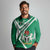 Nigeria Coat Of Arms Long Sleeve Polo Shirt Sporty Style