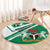 Nigeria Coat Of Arms Round Carpet Sporty Style