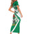 Nigeria Coat Of Arms Short Sleeve Bodycon Dress Sporty Style