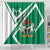 Nigeria Coat Of Arms Shower Curtain Sporty Style