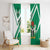 Nigeria Coat Of Arms Window Curtain Sporty Style