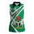 Nigeria Coat Of Arms Women Sleeveless Polo Shirt Sporty Style