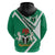 Nigeria Coat Of Arms Zip Hoodie Sporty Style