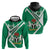 Nigeria Coat Of Arms Zip Hoodie Sporty Style