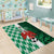 Custom Nigeria Football Area Rug Come On Super Eagles