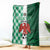 Custom Nigeria Football Blanket Come On Super Eagles