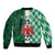 Custom Nigeria Football Bomber Jacket Come On Super Eagles