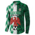 Custom Nigeria Football Button Sweatshirt Come On Super Eagles