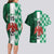 Custom Nigeria Football Couples Matching Long Sleeve Bodycon Dress and Hawaiian Shirt Come On Super Eagles