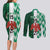 Custom Nigeria Football Couples Matching Long Sleeve Bodycon Dress and Long Sleeve Button Shirt Come On Super Eagles