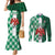 Custom Nigeria Football Couples Matching Mermaid Dress and Long Sleeve Button Shirt Come On Super Eagles