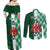 Custom Nigeria Football Couples Matching Off Shoulder Maxi Dress and Long Sleeve Button Shirt Come On Super Eagles