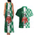 Custom Nigeria Football Couples Matching Tank Maxi Dress and Hawaiian Shirt Come On Super Eagles