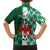 Custom Nigeria Football Family Matching Long Sleeve Bodycon Dress and Hawaiian Shirt Come On Super Eagles