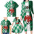 Custom Nigeria Football Family Matching Long Sleeve Bodycon Dress and Hawaiian Shirt Come On Super Eagles