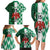 Custom Nigeria Football Family Matching Long Sleeve Bodycon Dress and Hawaiian Shirt Come On Super Eagles