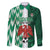 Custom Nigeria Football Family Matching Long Sleeve Bodycon Dress and Hawaiian Shirt Come On Super Eagles