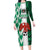 Custom Nigeria Football Family Matching Long Sleeve Bodycon Dress and Hawaiian Shirt Come On Super Eagles