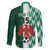 Custom Nigeria Football Family Matching Off The Shoulder Long Sleeve Dress and Hawaiian Shirt Come On Super Eagles