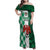 Custom Nigeria Football Family Matching Off Shoulder Maxi Dress and Hawaiian Shirt Come On Super Eagles