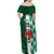 Custom Nigeria Football Family Matching Off Shoulder Maxi Dress and Hawaiian Shirt Come On Super Eagles