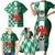 Custom Nigeria Football Family Matching Short Sleeve Bodycon Dress and Hawaiian Shirt Come On Super Eagles