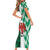 Custom Nigeria Football Family Matching Short Sleeve Bodycon Dress and Hawaiian Shirt Come On Super Eagles