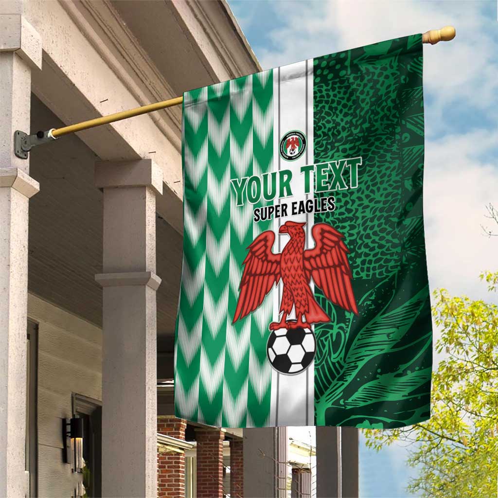 Custom Nigeria Football Garden Flag Come On Super Eagles