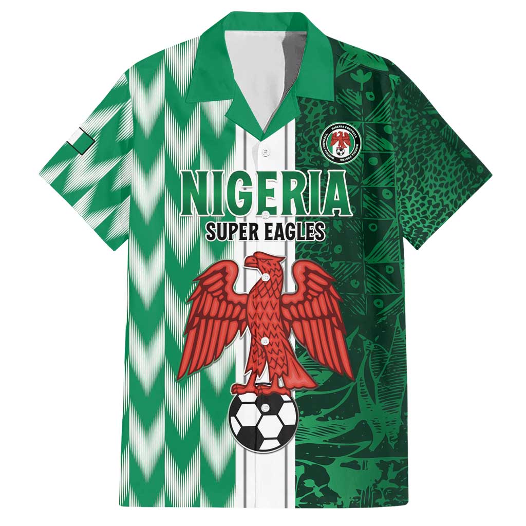 Custom Nigeria Football Hawaiian Shirt Come On Super Eagles