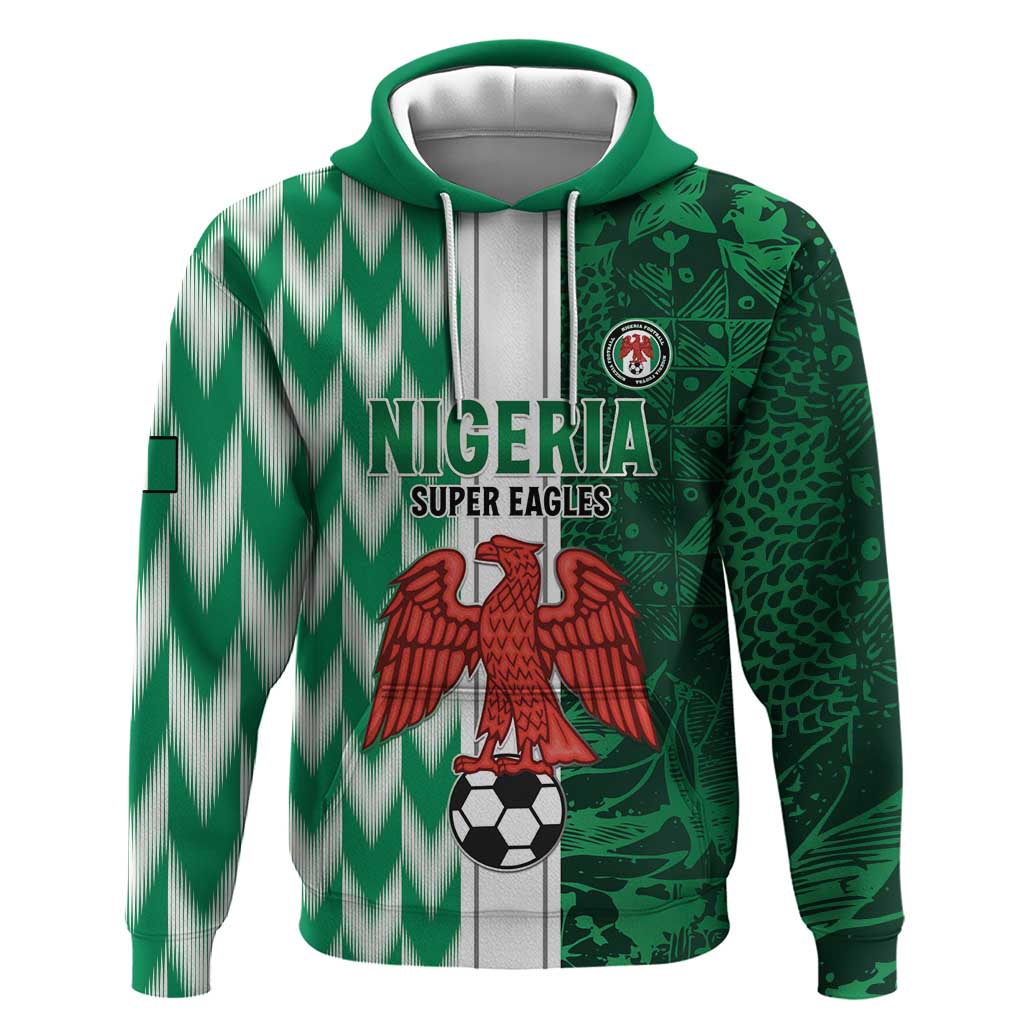 Custom Nigeria Football Hoodie Come On Super Eagles