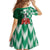 Custom Nigeria Football Kid Short Sleeve Dress Come On Super Eagles