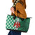 Custom Nigeria Football Leather Tote Bag Come On Super Eagles