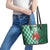 Custom Nigeria Football Leather Tote Bag Come On Super Eagles