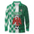 Custom Nigeria Football Long Sleeve Polo Shirt Come On Super Eagles