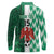 Custom Nigeria Football Long Sleeve Polo Shirt Come On Super Eagles