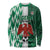 Custom Nigeria Football Long Sleeve Shirt Come On Super Eagles