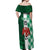 Custom Nigeria Football Off Shoulder Maxi Dress Come On Super Eagles